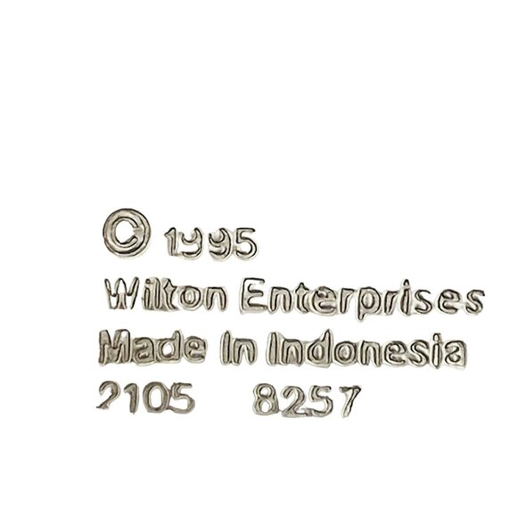 Wilton Enterprises 1995 Teddy Bear Block Cake Pan Made in Indonesia - Picture 3 of 5